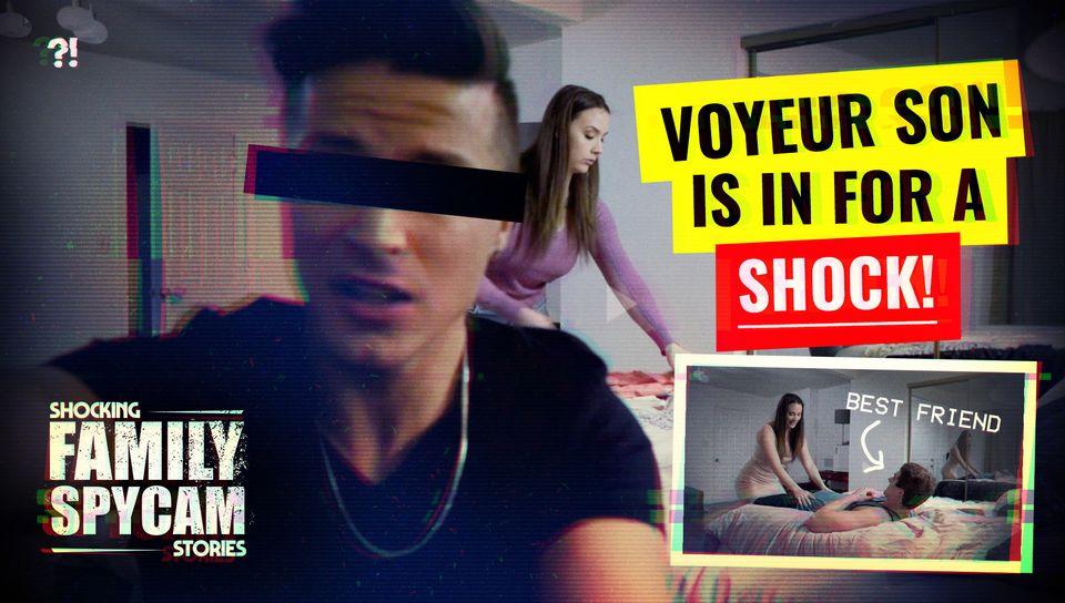 Spy Cam Friends - Family spycam voyeur porn video featuring Chanel Preston at Voyeurex