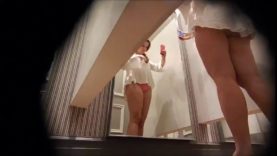 Voyeur Girls Undressing Art - Slim Russian girl changing room voyeur hidden camera clip 109